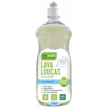 Imagem de Kit 2 Detergente Lava Louças Sensitive Biowash 650Ml
