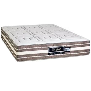 Imagem de Colchão Le Griff Casal Molas Ensacadas 33x188x138 Sankonfort Cor Marrom