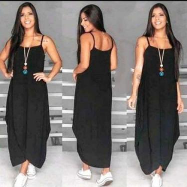 Imagem de Vestido Transpassado Moda Femenina  - nascimentomodas2020, Preto, G