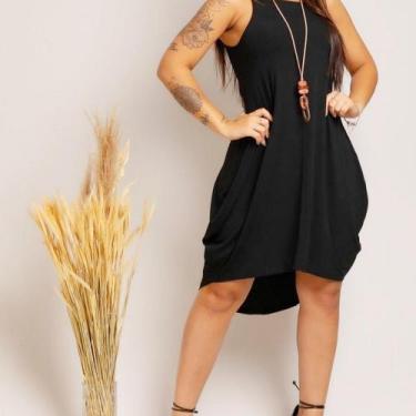 Imagem de Vestido Mullet Alcinha - nascimentomodas2020, Preto, M