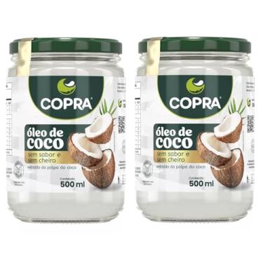Imagem de Kit 2 Copra Óleo De Coco Sem Sabor 500ml