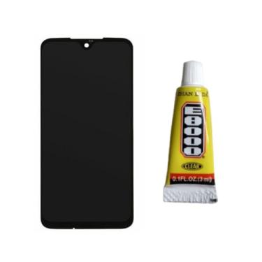 Imagem de Tela Display Lcd Touch Para Moto G8 Plus Preto + Cola 3 Ml