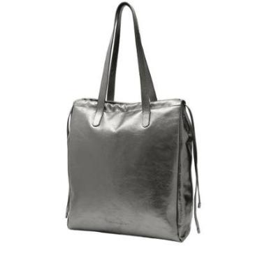 Imagem de Bolsa de Couro Mariart Maxi Rosa-Feminino