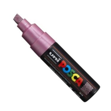 Imagem de Posca PC-8K ROSA METÁLICO  Ponta Chanfrada Uniball