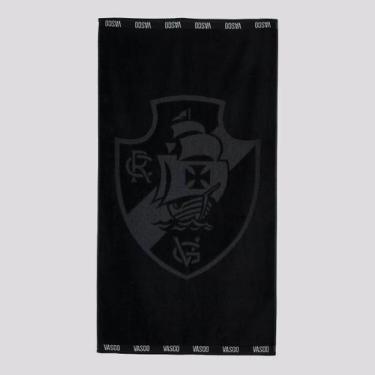Imagem de Toalha De Banho Bouton Vasco Jacquard Preta, Único