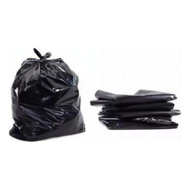Imagem de Saco De Lixo Reforçado Preto 50 Litros C/ 100 Unidades - HIGIPACK