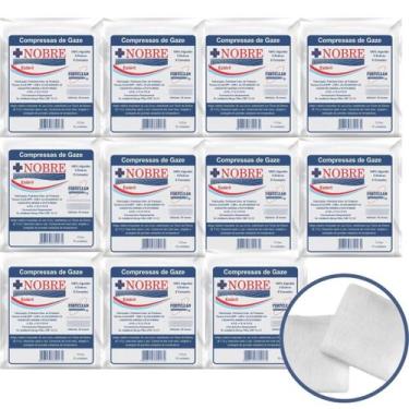 Imagem de Compressa De Gaze Esteril 13 Fios Nobre Hidrofila Kit 500 Un - FORTCLE