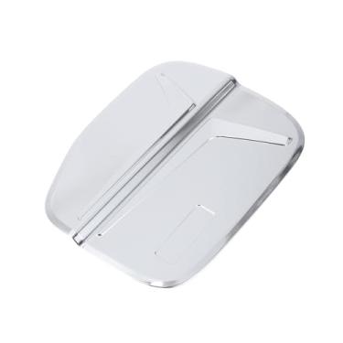 Imagem de Partuto Tampa de porta do tanque de combustível para Honda Accord 2023-2025 tampa de aba de enchimento de combustível tipo adesivo cromado prateado ABS