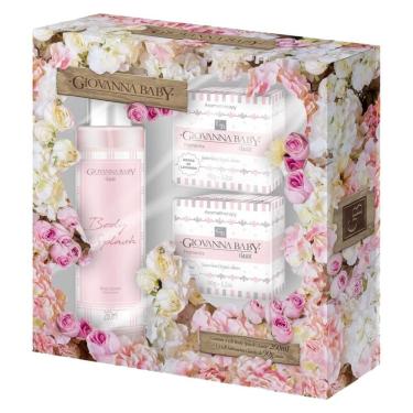 Imagem de Kit Giovanna Baby Flores Body Splash + 1 Body Splash 250ml + 2 Sabonetes em Barra com 90g Cada