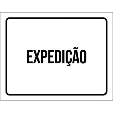 Imagem de Placa Sinalização Ambiente Expedição 36X46