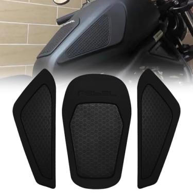 Imagem de XIDAODIT Adesivo protetor de almofadas de tanque de motocicleta antiderrapante lateral de borracha decalque para Honda Rebel Cmx1100 CMX 1100 Rebel1100 2021-2025