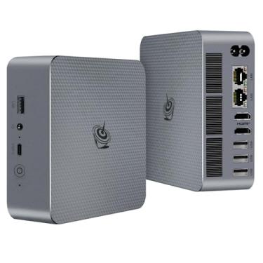 Imagem de Beelink Mini PC EQI12, Intel 12ª geração Core i7-12650H (10C/16T, até 4,7GHz), mini computador com 24GB LPDDR5 RAM 500GB M.2 2280 PCle 4.0x4 SSD, 4K Dual Screen Display/WiFi6/BT5.2/USB3.2/Dual Gigabit