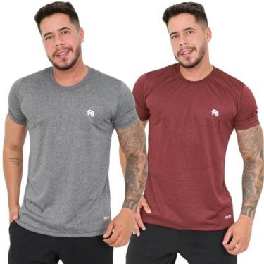 Imagem de Kit 02 Camisetas Dry Fit Premium Masculina Treino  Academia - rs, G, C