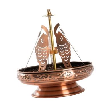 Imagem de Generic Queimador de suporte para montar a moldura da bobina de base para o quarto desktop externo interno, Bronze Vermelho