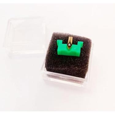 Imagem de Uma nova agulha Stylus de substituição de cartucho de toca-discos encaixotado para Shure M70B N70B N72B M70EJ M110E ME910EJ LP vinil gramofone fonógrafo toca-discos acessórios