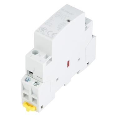 Imagem de 2P 20A 24V 220V 230V 50 60Hz Household AC Contator DIN Rail Mount 1NO 1NC Modularização Compacta Design Fácil de Montar Operação Segurança Ruído e Faísca Elétrica Livre (24V)