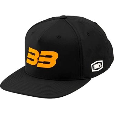 Imagem de BB33 Boné Snapback Preto/Laranja Fluo