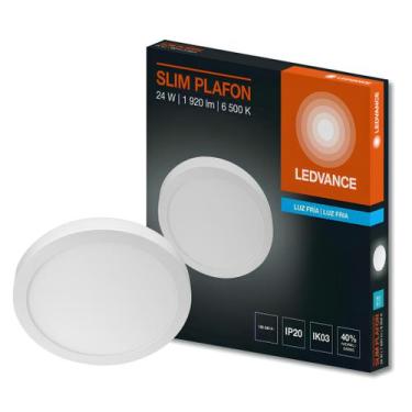 Imagem de Luminaria Led Sobrepor Redonda Slim 29Cm 24W 1680Lm Ledvance, 127/220V