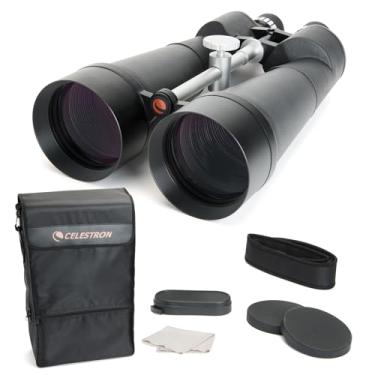 Imagem de Celestron Binóculos de prisma Porro 71017 SkyMaster 25 x 100 mm com lente multirevestida, vidro prisma BaK-4 e estojo de transporte, preto