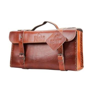 Imagem de Maleta Ferramentas Couro 36x20x14cm M002 Braço Forte
