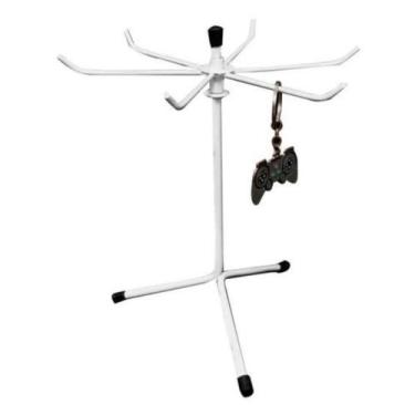 Imagem de Porta Chaveiros E Meia Aranha Bijuterias Giratório Ferro kit C/ 2 unid