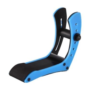 Imagem de Almencla Apoio para guitarra elétrica, apoio para os pés, suporte ergonômico, para os pés de guitarra portátil, para pés, para músicos de performance ao vivo, Azul