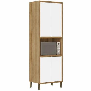 Imagem de Paneleiro Torre Quente Aramóveis Paola para micro-ondas com 4 portas C