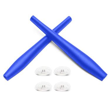 Imagem de Eye Opening Stuff Kits de borracha para substituição e nariz compatíveis com óculos de sol Oakley Crosshair 2.0 OO4044 - Azul