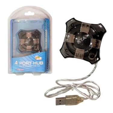 Imagem de Hub 4 Portas Usb 2.0 Fume 480Mbps B&ampS Power Fume XTA