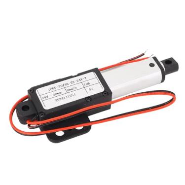 Imagem de WALFRONT 70n Impulso Mini Elétrico Linear Atuador Motor Pequeno Com Asa DC 24V para Rastreadores Solares Cilindros Telescópicos 1.18in SPED Speed 8mm/s