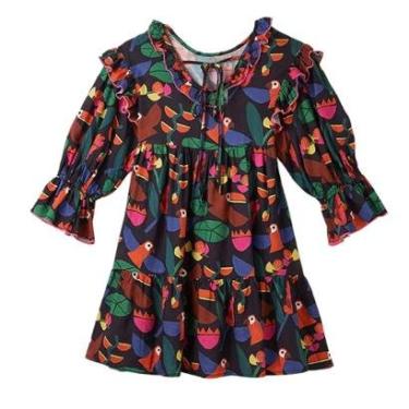 Imagem de Vestido Fábula Estrela das Águas Preto-Feminino