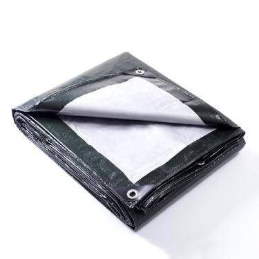 Imagem de GUARD SHIELD Lona de acampamento impermeável verde/prata 20 x 20 pés multiusos capa de tenda de chuva Ourdoor 8 mil