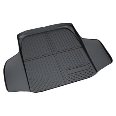 Imagem de Forro de carga Accord - compatível com o modelo Honda Accord Sedan 2018-2022 (não é híbrido), protetor de tapete de carga para todos os climas, ajuste personalizado, tecnologia 3D, impermeável,