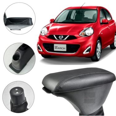 Imagem de Apoio de Braço Encosto March 2010 A 2021 Couro Cinza e Costura Cinza