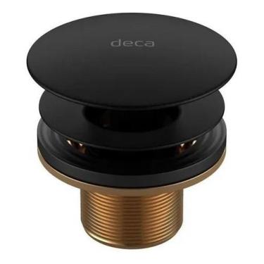 Imagem de Válvula Escoamento Lavatório Deca Black Matte 1601.BL.MT