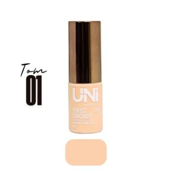Imagem de Corretivo Liquido Facial Cremoso Matte 24 horas A prova dágua 8ml UNIm