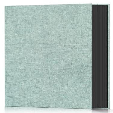 Imagem de popotop Álbum De Fotos 4X6 Com 1000 Bolsos Para Presentes Casamento, Álbuns Capa Dura Linho, Aniversário Família, Férias Bebê