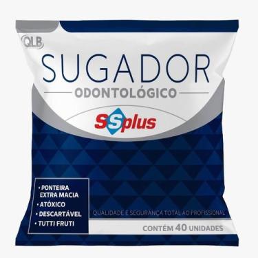 Imagem de Sugador de Saliva Descartável C/40 Unds - SSPlus
