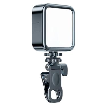 Imagem de Luz de selfie portátil de 49 LEDs, iluminação de videoconferência com clipe, 3 modos de luz para celular, iPhone, webcam, laptop, fotos, maquiagem