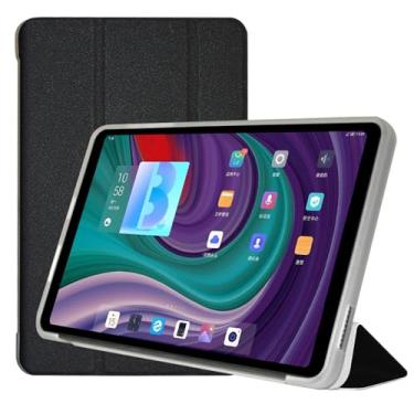 Imagem de AKNICI Capa para ALLDOCUBE iPlay 60 Mini Tablet de 8,7 polegadas, capa protetora de couro PU ultrafina com suporte dobrável para despertar/hibernar automático, capa traseira de TPU macio para