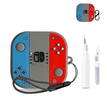 Imagem de Capa protetora para fone de ouvido SHOKZ OpenFit 2, capa protetora para fone de ouvido NOUKAJU (com mosquetão + cordão + caneta de limpeza) à prova de quedas, à prova de choque, à prova de poeira