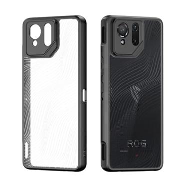 Imagem de NOUKAJU Capa para ASUS ROG Phone 9/Phone 9 Pro, capa protetora para celular, antiqueda, material de policarbonato + TPU, absorção de choque, proteção abrangente, capa protetora para ASUS ROG Phone 9
