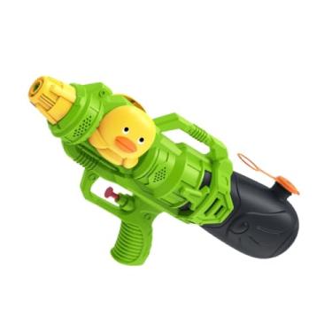 Imagem de YIJU Brinquedo de esguicho de água, brinquedo de pulverização, presente de aniversário, portátil, verão, praia, absorvedor de água para jardim, praia, Verde, Pato