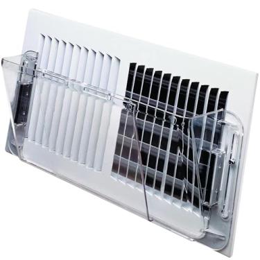 Imagem de Defletor de ar Deflecto para registro de parede lateral, ajustável de 25 a 40 cm de largura, transparente (51)