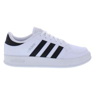 Imagem de adidas Sapatos elegantes Breaknet, Branco nuvem, preto/prata metálico, 37