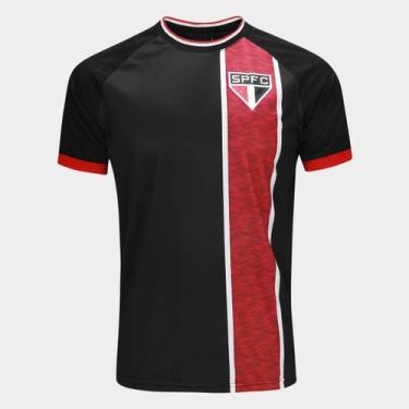 Imagem de Camisa São Paulo Jules Masculina - SPR, Preto, M