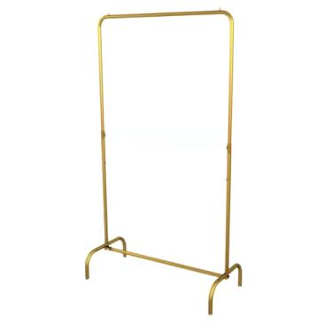 Imagem de Arara De Roupa Cabideiro DE CHAO Articulada - LOJA OU CLOSET (DOURADA)