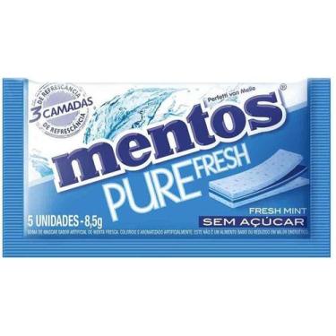 Imagem de Pack com 15 Goma de Mascar Mentos Pure Fresh Mint 8,5g