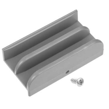 Imagem de Guia inferior para porta de chuveiro deslizante M6219 para deslizar, guias de porta de chuveiro de 1,27 cm para portas de correr, guia inferior de peças para portas de chuveiro suspensas superiores