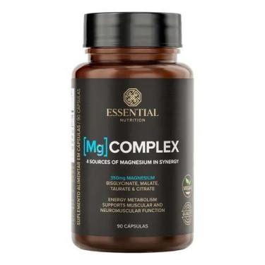 Imagem de Mg Complex Blend De Magnésio 90 Cápsulas Essential Nutrition Sabor Sem